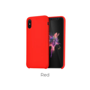 Carcasa de Protección para IPhone X - Color Rojo