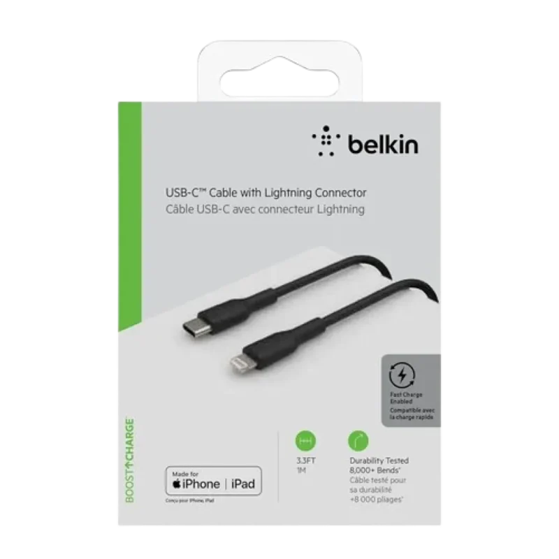 CABLE USB-C A LIGHTNING 1 MT BELKIN